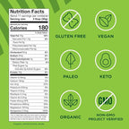 Manitoba Harvest Organic Hemp Hearts, 12oz, 10g Plant Based Protein and 12g Omega 3 & 6 per Srv, Smoothies, yogurt & salad, Non-GMO, Vegan, Keto, Paleo, Gluten Free