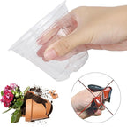 winemana 4 Inch Seed Starter Tray for Vegetable Herb Lettuce Seeds, Plant Pots for Potting Soil Indoor Plants, Clear Nursery Pots Plastic Planting Pots Garden Flower Pots- 60 Packs