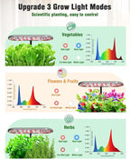 Growell Hydroponics Growing System Kit, 16 Pods Indoor Garden with 28W Full Spectrum LED Grow Light, Auto Timer, 3 Smart Light Modes, 8L Large Herb Garden, Ideal Gardening Gift for Women, Men (Gray)