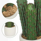DILATATA 9.8” Small Fake Cactus Plant Potted Cactus 'Saguaro ' Faux Cacti Plants Artificial Cactus for Home Garden Office Decor Housewarming Gifts Fake Cacti