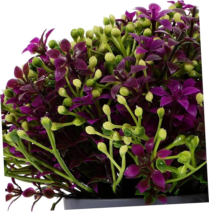 Small Potted Fake Orchid Bonsai Flower Pot Plant Decor Home Office Greenery