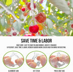 Plant Support Clips Plastic Tomato Clips Plant Clips for Climbing Plants Clear Grape Tomato Vine Trellis Clips for Garden Vegetables Plants Flower Grow Fixing (300, White)