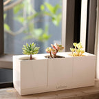 LeGrow Smart Garden Indoor Planter Starter Kit - 3 Patented Design Plant Pots,1 Water Holding Base Tray - (Plants Not Included)