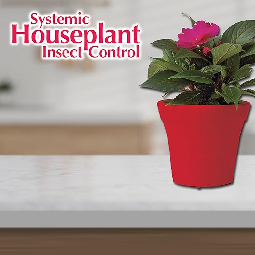 Bonide Systemic Houseplant Insect Control, 8 oz Ready-to-Use Granules for Indoors and Outdoors, Protects Plants from Insects (Pack of 12)