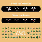 PLANTSIO Smart pet Planter Robot Guidance on Plant Care with Emojis, Adorable Plant Companion with Rich Gesture Interaction, Neat Desk Setup Gift (Purple)