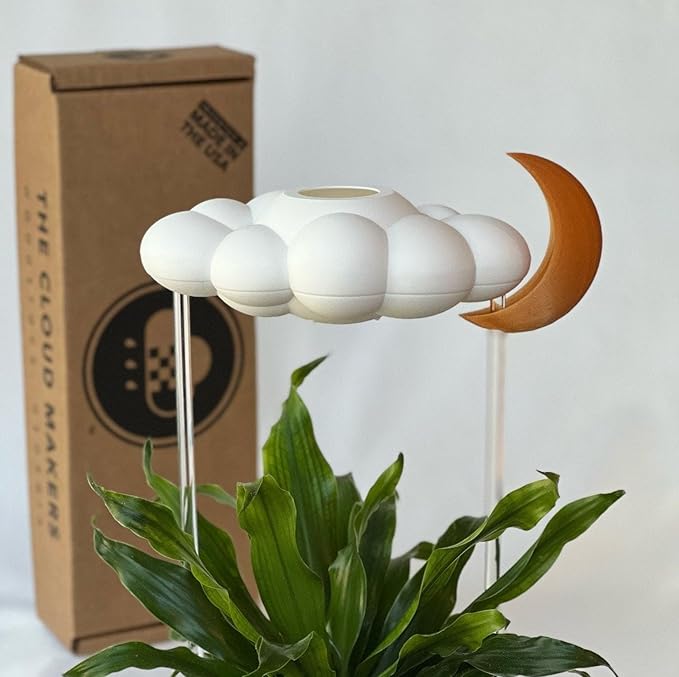 Original Dripping Rain Cloud with Moon Charm