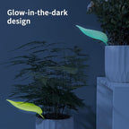 Incauca 6 PCS Plant Watering Leaf, 3 Color Leaflow Plant Pot Watering Funnel Devices, Creative House Flower Water Funnel, Drip Irrigation System for Indoor and Outdoor Potted Houseplants