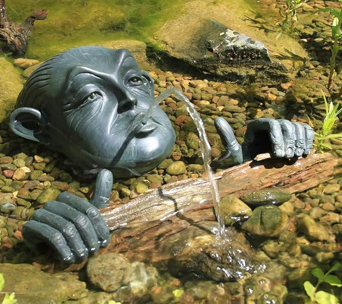 Aquascape Face and Hands Spitter Fountain for Ponds and Water Gardens | 78315