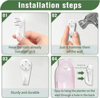 Wall Hanging Planter Propagation Station for Indoor Plants Glass Vase Air Plant Holder Gift for Women Girlfriend Plant Lover