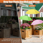 Tryly Plant Umbrellas for Outdoor Plants, Garden Umbrella Shade for Potted Plants and Garden Beds, Provide Shade to ‌Defend Plants From Blazing Sun