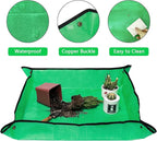 VinYankee 30" x 30" Repotting Mat for Transplanting & Potting Soil Mess Control, Waterproof Plant Potting Mat, Succulent Orchid Potting Tray for Plant Pots, Gardening Gifts Bonsai Tools