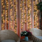 12 Pack Fake Vines Curtain String Light 240 LED 8 Mode & Timer Hanging Ivy Lights Vines for Bedroom Wall Hanging Garden Home Room Wedding Jungle Party Indoor Outdoor