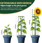 LOMNYIY Garden Trellis, Tomato Cage Tall Plant Support Climbing Vines Flowers Stands Cucumber Trellis Plant cage(Tall 55.1 inches，2 Pack)