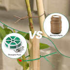 Decoroca Soft Plant Ties for Support - 65.6' Reusable Waterproof Plant Wire, Garden Twist, Office Organization and Decoration Binding（3pcs/Brown）