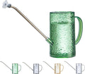 Small Watering Can for Indoor Plants - 34oz Leakproof Lightweight Pot with Long Spout & Bonus Shower Head, Indoor Watering Can for House Plants in Sage Green
