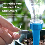 22pcs Plant Self Watering Insert Spikes Device Indoor,Automatic Water Control System with Slow Release Valve,Adjustable Water Volume Drip Irrigation Control System,Enjoy Your Vacation