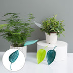 Fenteer 10 Pieces Pot Watering Set Leaf Shaped for Indoor Bonsai Watering Devices, Dark Blue