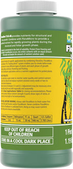 General Hydroponics FloraGro 2-1-6 Plant Food, Part of FloraSeries Advanced Nutrient System for Plants, 16 oz.
