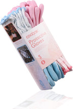 COOLJOB 6 Pairs Gardening Gloves for Women Ladies, Breathable Rubber Coated for Yard Garden, Outdoor Indoor Protective Work with Grip, Small Size, Blue & Pink