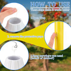 Qualirey 12 Pcs Fly Traps for Indoor Outdoor Hanging Fruit Fly Stick Trap Sticky Mosquito for Home Insect 10 x 2.5 Inches (Bright,Yellow)