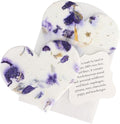 Set of 24 Purple Heart Seed Paper – Writable & Plantable Wildflower with Envelopes & Planting Guides, Mom's Gift for Mother’s Day, Use for Wedding, Baby Shower, Heart Party Favors & Easter Decorations