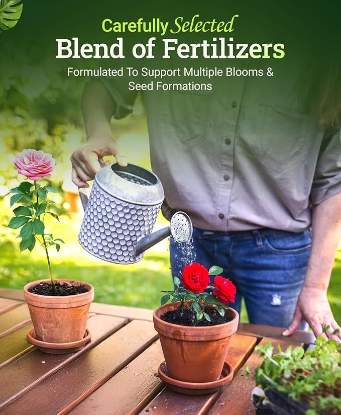 Fox Farm Big Bloom Liquid Plant Food - Organic Bloom Fertilizer for Flowering & Fruiting Plants, Contains Earthworm Castings & Bat Guano - Supports All Stages of Plant Growth - 0-0.5-0.7 NPK,2.5Gallon