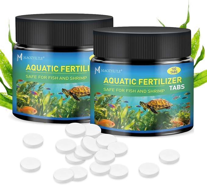Root Tabs, Aquarium Plant Fertilizer, Aquarium Water Care Tabs, 100 Tabs Aquarium Plant Food Safe for Fish and Shrimp, Aquatic Plant Fertilizer for Planted Aquarium Substrate (2 * 100)