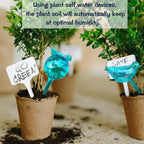 Plant Self Watering Globes - 10pcs Flower Self Watering Planter Insert, Plastic Self Watering Bulbs Auto for Plants, Garden Water Device Drippers System for Travel Business Trip Plant Self-Watering