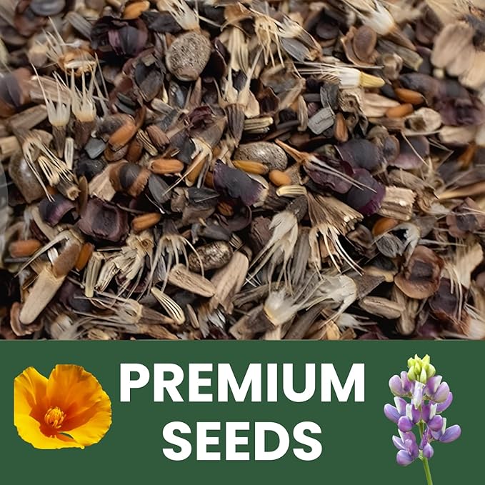 All Annual Quick Blooming Mix - 67,000 Flower Seeds for Planting - Wildflower Mix - Large 4 Ounce Packet