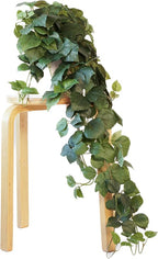 Retrograde 32" Realistic Fake Pothos Ivy Plant Silk Artificial Plant for Aesthetic Home Decor Indoor (Dark Green)