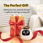 PLANTSIO Ivy Interactive AI Desk Companion, Smart Plant Pet with 100+ Expressions, Cute Indoor Planter for Office Decor, Unique Gift for Plant Lovers & Coworkers(Mint)