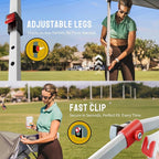CROWN SHADES 12x12 Pop Up Canopy Outside Canopy, Patented One Push Tent Canopy with Wheeled Carry Bag, Bonus 8 Stakes and 4 Ropes, Beige
