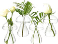 Mushroom Glass Planter, Plant Propagation Station, Cute Mushroom Vase, Clear Glass Terrarium Jar Propagation Vase for Indoor Plants Home Decor, Gifts for Plant Lovers (4)