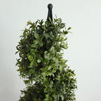 48'' Spiral Artificial Topiaries Trees Outdoor Front Door Decor Set of 2