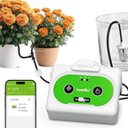 RAINPOINT WiFi Automatic Plant Waterer Indoor, Smart APP Control Drip Irrigation System for Houseplants, Anti-Siphon Vacation Watering Device with 2400mAh Rechargeable Battery (Up to 15 Pots)