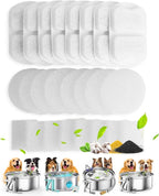 oneisall 8 Set Filters for PWF-002 Dog Fountain | Contain 8Sets Filter,Higher Adsorption Efficiency,Wide Compatibility,Dual Pump Protection, Lower Long-term Pet Expenses