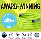 Flexzilla Garden Utility Hose 5/8 in. x 15 ft., Lightweight All-Weather Water Hose, Durable and Flexible, Leak-Free Connections