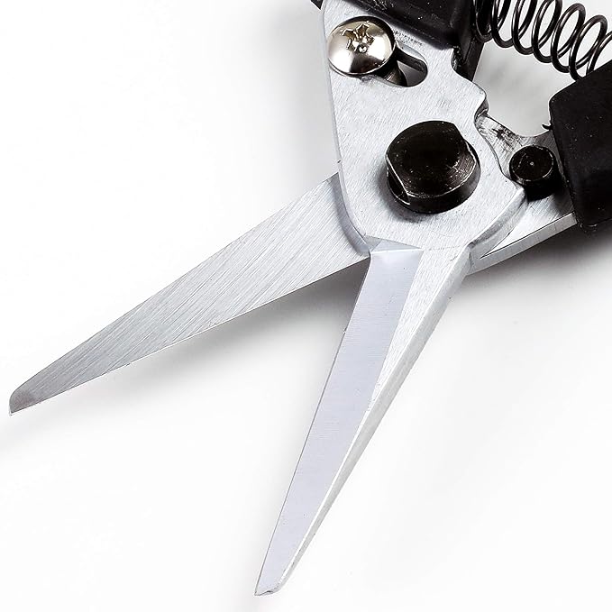 Wazakura Professional Japanese Pruning Shears 7.67inch(195mm) Made in Japan, Floral Trimming Scissors, Multipurpose Garden Hand Clipper with Safety Lock