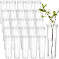 50 PCS Floral Tubes, 60ml Plant Branch Tubes, Milkweed Water Tubes for Flowers, Floral Water Tubes for Milkweed Cuttings, Butterfly Breeding Floral Tubes for Flower Arrangements