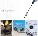 Garden Tools Blub Planter for Planting Auger Drill Bit 1.57x17.7 Inches