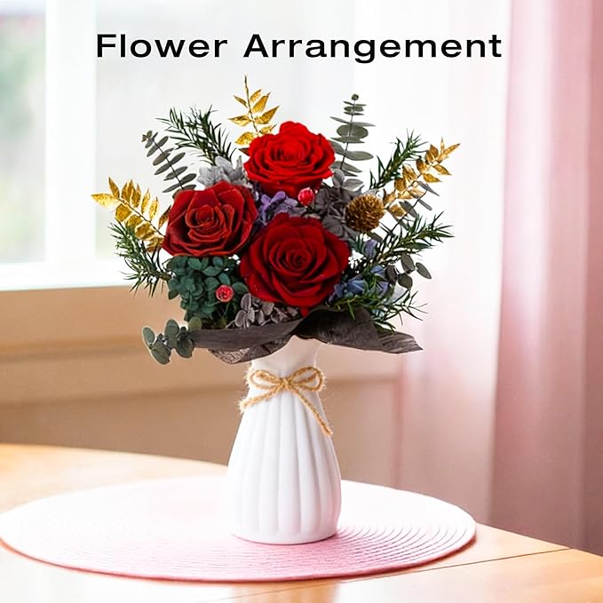 Vrioca Flowers for Delivery, Preserved Flowers Bouquets, Birthday Gifts for Women Mom