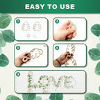 20pcs Monstera Leaf Chain Trellis for Climbing Plants Plant Trellis Indoor and Outdoor Vine Support Plant Accessories Garden Wall Plant Rack Frame Suitable for Monstera Pothos Ivy