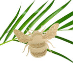 Rainteam Plant Animal Decor Brass Plant Charms for Live Plants Cute Animal Plant Hanger Ornaments for Pots Garden Plant Decorations Plant Accessories Gift for Plant Lovers(2 Bee)