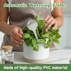 Pynqdfu 14 PCS Plant Watering Globes,Clear Self-Watering Bulbs,Plastic Automatic Watering Globes for Plant Indoor Outdoor,Garden Water Device