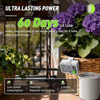 RAINPOINT Large Display Automatic Plant Waterer Indoor for Pot Plants,Cycle & Soak Mode Vacation Self Watering Drip Irrigation System Device Kit Office Patio Greenhouse Grow Tent Water 10-15 Plants