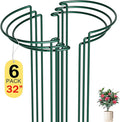 6 Pack Peony Cages and Supports, 14" (W) x 32"(H) Plant Support, Heavy-Duty Metal Plant Support Stakes, Plant Stakes for Outdoor & Indoor Plants, Perfect for Flowers and Vegetable