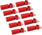 Plant Tags GVKES 200PCS, Thick Waterproof Plant Labels, Weather Resistant Tree Tags Garden Markers for Indoor Outdoor Gardening, Potted Plants, Vegetables, Greenhouse(Red)