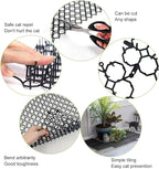 Agatige 12PCS Cat Deterrent Mat, 6 X 8 in PP Scat Mat Cat Spikes Blocker for Keeping Away Pet Dogs Protecting Plants