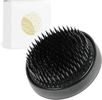 Wazakura Ikebana Kenzan Flower Pin Frog, Made in Japan, Floral Arranging Tool, Round - 61mm(2.4") Black
