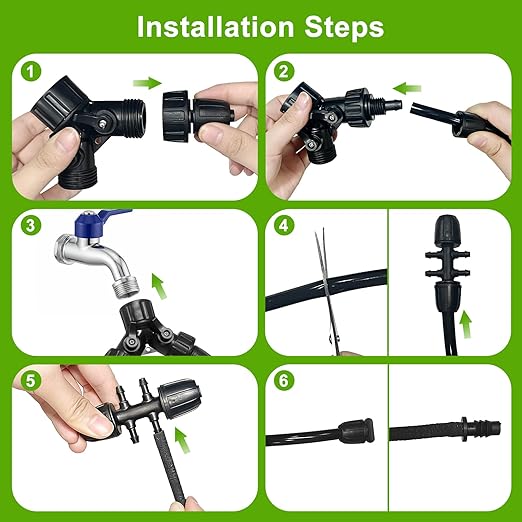 Upgraded 230FT Drip Irrigation System with 1/4" Soaker Hose -Weeping Technology for Deeper Root Watering,Garden Watering System for Raised Beds, Greenhouse, Lawn - Save 70% Water